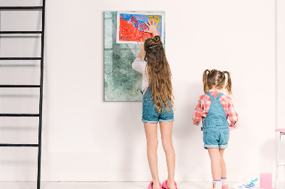 Tableau aimanté mural Pierre marbre