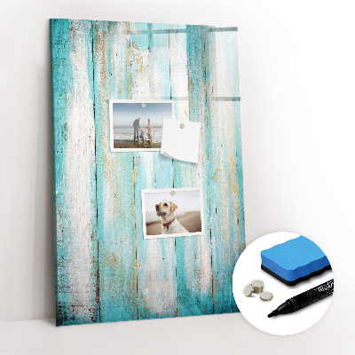 Tableau aimanté mural Bois vintage