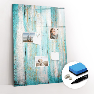 Tableau aimanté mural Bois vintage