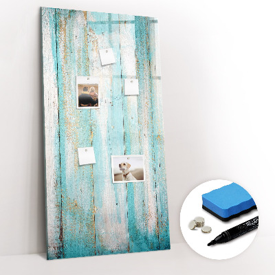 Tableau aimanté mural Bois vintage