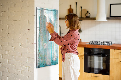 Tableau aimanté mural Bois vintage