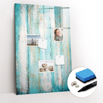 Tableau aimanté mural Bois vintage