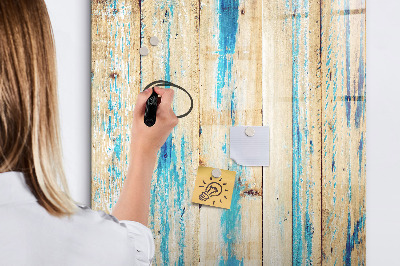 Tableau magnétique décoratif Bois vieilli