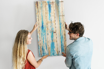 Tableau magnétique décoratif Bois vieilli