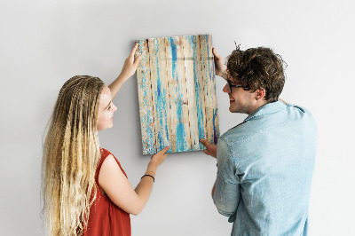 Tableau magnétique décoratif Bois vieilli