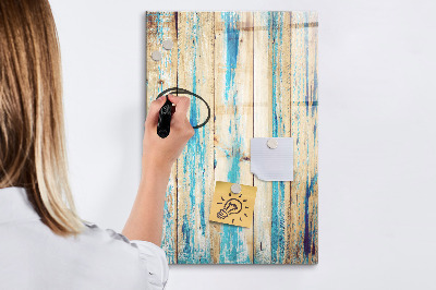 Tableau magnétique décoratif Bois vieilli