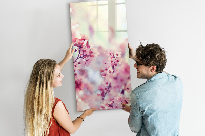 Tableau magnétique décoratif Fleurs de printemps