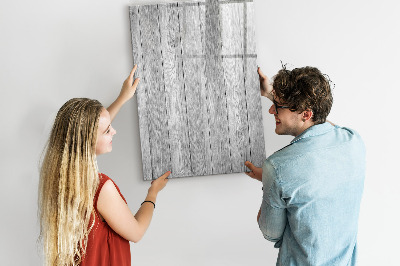 Tableau magnétique décoratif Planches de bois