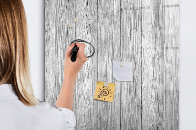 Tableau magnétique décoratif Planches de bois