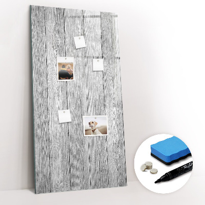 Tableau magnétique décoratif Planches de bois