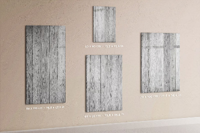 Tableau magnétique décoratif Planches de bois