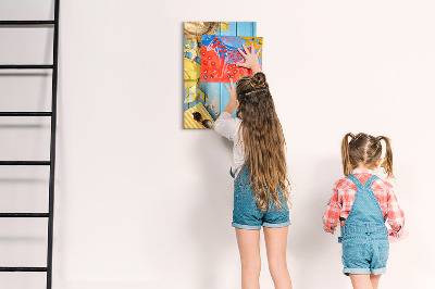 Tableau aimanté mural Accessoires de plage