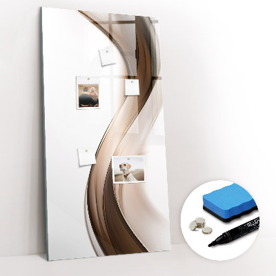 Tableau magnétique effaçable Abstraction des vagues