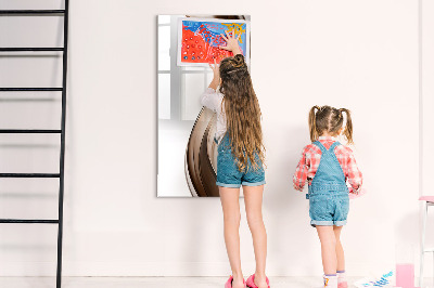 Tableau magnétique effaçable Abstraction des vagues