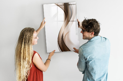 Tableau magnétique effaçable Abstraction des vagues