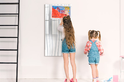 Tableau aimanté mural Lignes d'abstraction