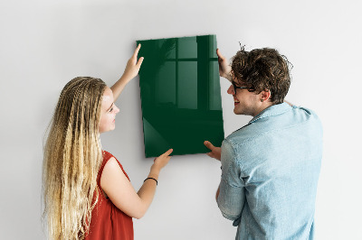 Tableau aimanté décoration Couleur : vert bouteille
