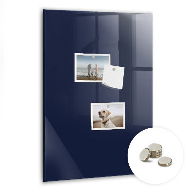 Tableau magnétique vertical Couleur : bleu marine foncé