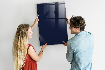 Tableau magnétique vertical Couleur : bleu marine foncé