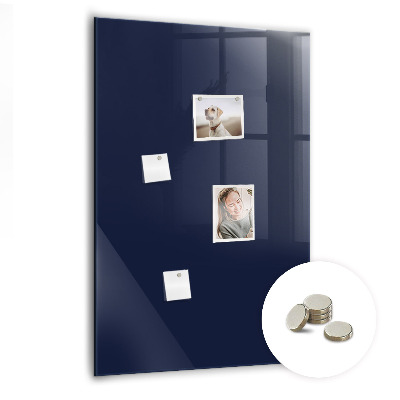 Tableau magnétique vertical Couleur : bleu marine foncé