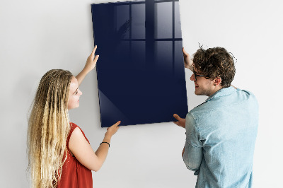 Tableau magnétique vertical Couleur : bleu marine foncé