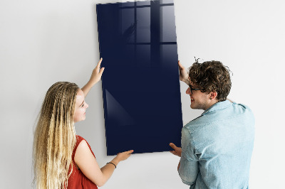 Tableau magnétique vertical Couleur : bleu marine foncé