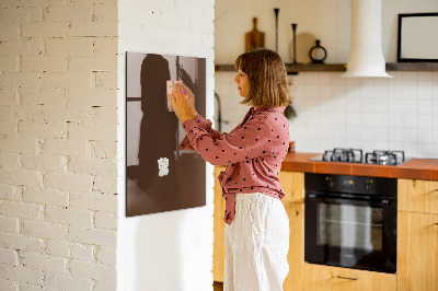 Tableau magnétique pour magnets Couleur marron