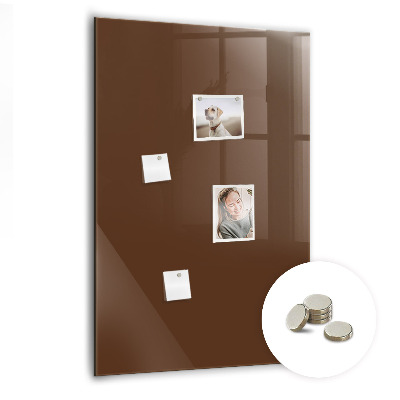 Tableau magnétique pour magnets Couleur marron