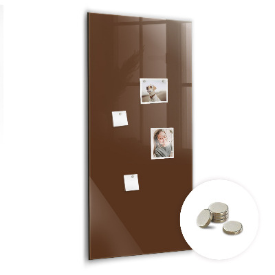 Tableau magnétique pour magnets Couleur marron