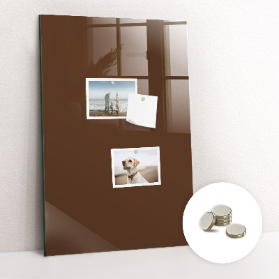 Tableau magnétique pour magnets Couleur marron