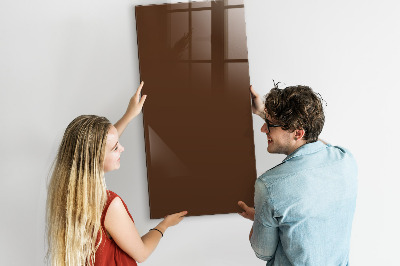 Tableau magnétique pour magnets Couleur marron