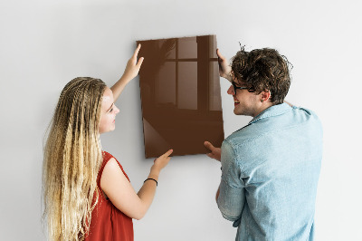 Tableau magnétique pour magnets Couleur marron
