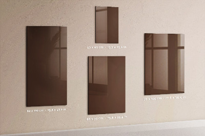 Tableau magnétique pour magnets Couleur marron