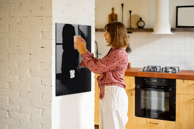 Tableau magnétique pour magnets Couleur noire