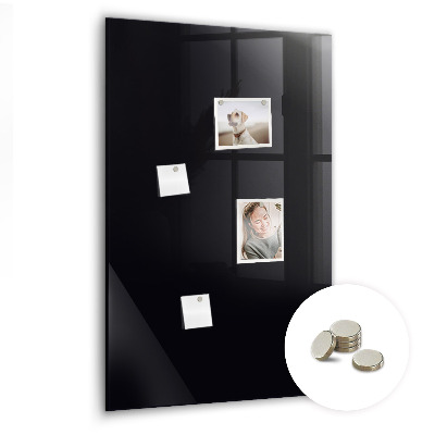 Tableau magnétique pour magnets Couleur noire
