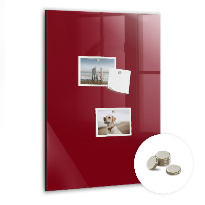 Tableau magnétique enfant Couleur bordeaux
