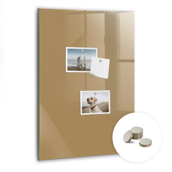 Tableau magnétique enfant Couleur beige foncé