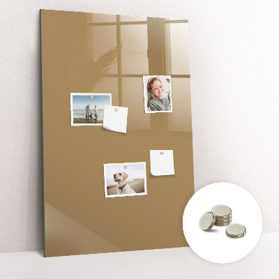 Tableau magnétique enfant Couleur beige foncé
