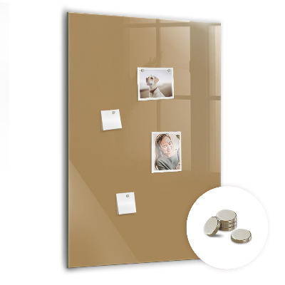 Tableau magnétique enfant Couleur beige foncé