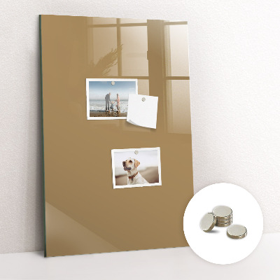 Tableau magnétique enfant Couleur beige foncé