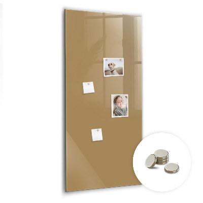 Tableau magnétique enfant Couleur beige foncé