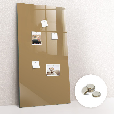 Tableau magnétique enfant Couleur beige foncé