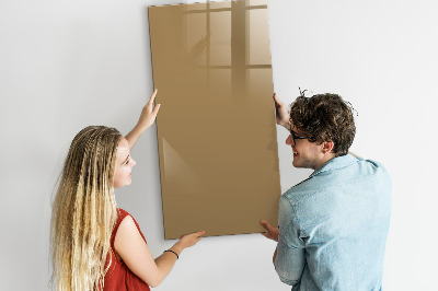 Tableau magnétique enfant Couleur beige foncé