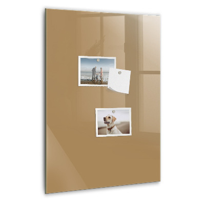 Tableau magnétique enfant Couleur beige foncé