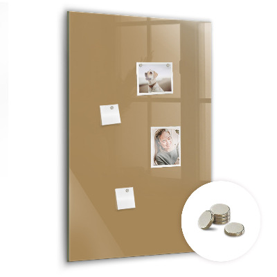 Tableau magnétique enfant Couleur beige foncé