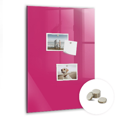 Tableau magnétique enfant Couleur rose intense