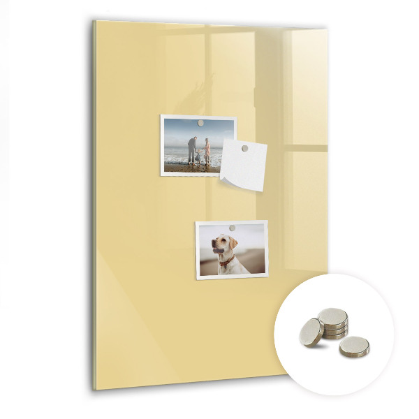 Tableau aimanté décoration Couleur crème