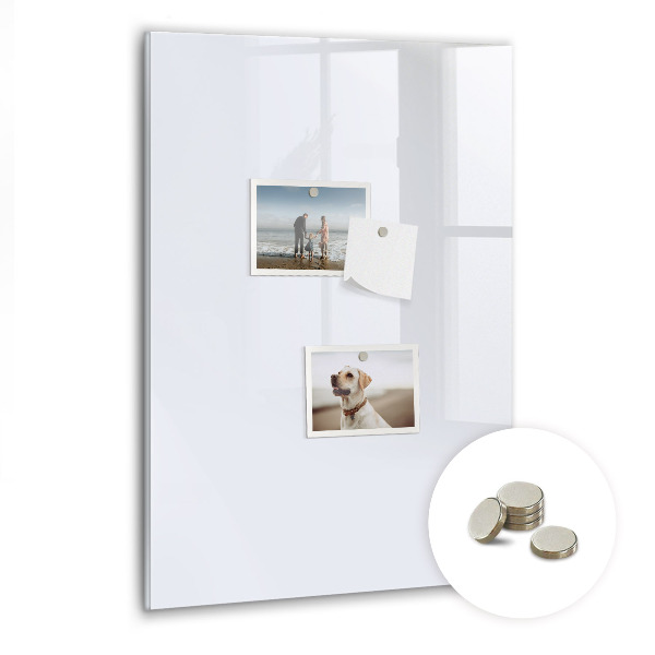 Tableau magnétique pour magnets Couleur : blanc foncé