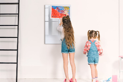 Tableau magnétique pour magnets Couleur : blanc foncé