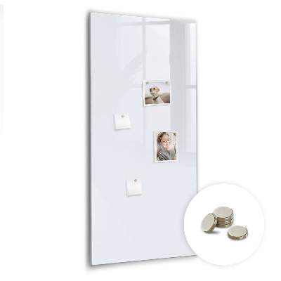 Tableau magnétique pour magnets Couleur : blanc foncé